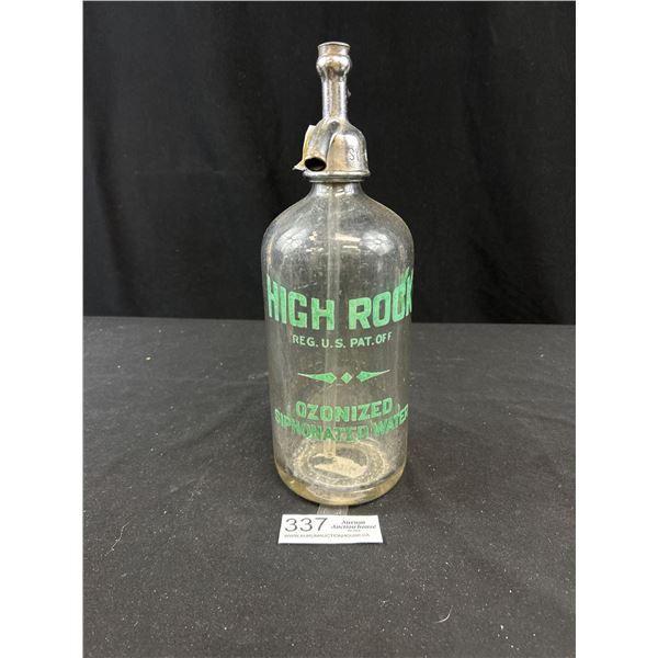 Vintage Highrock Seltzer Bottle