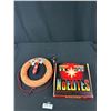 Image 1 : Vintage Noelites Christmas Lights in Original Box + Light Up Wreef