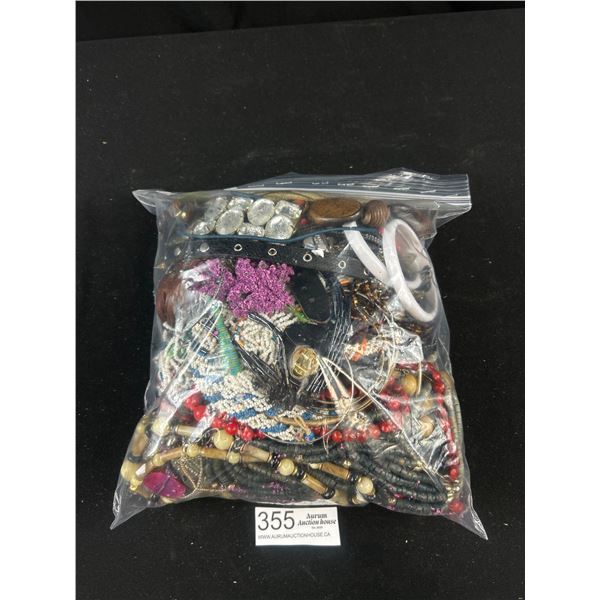 Large Bag of Misc Jewelry Parts Etc
