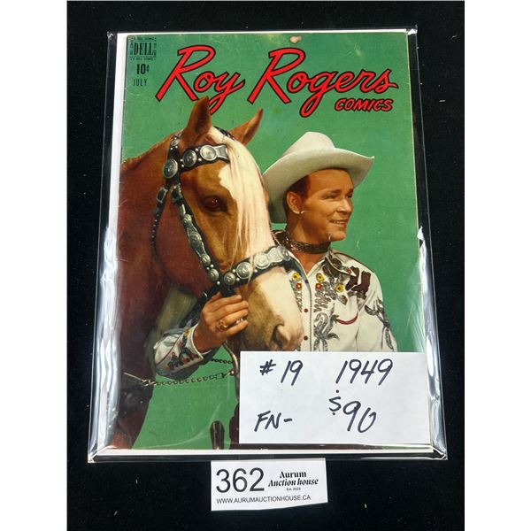 Roy Rogers Comics #19 1949 FN Comic on Board in Bag