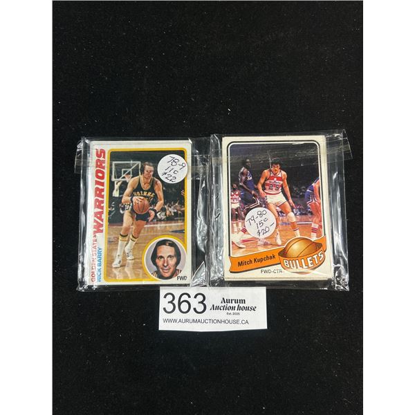 Lot of 1978-80 Basketball Trading Cards