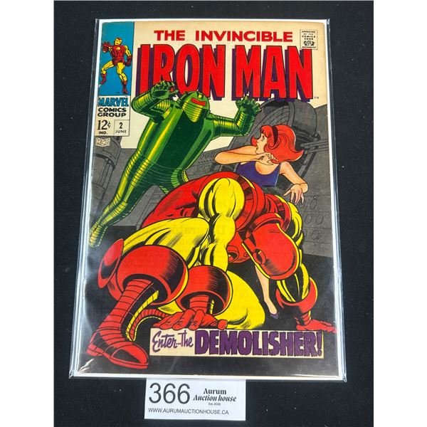 The Invincible Iron Man #2 Comic on Board in Bag