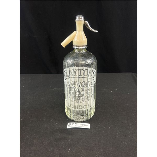Claytons London Vintage Seltzer Bottle