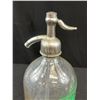 Image 3 : Silver State Reno Vintage Seltzer Bottle w/ Green Lettering