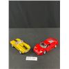 Image 1 : 2 1/24th Scale Diecast Cars Cobra and Ferarri