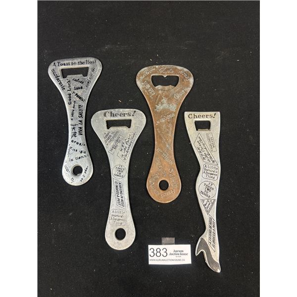 Lot of 3 Vintage 1960s/70s Fun Bottle Openers