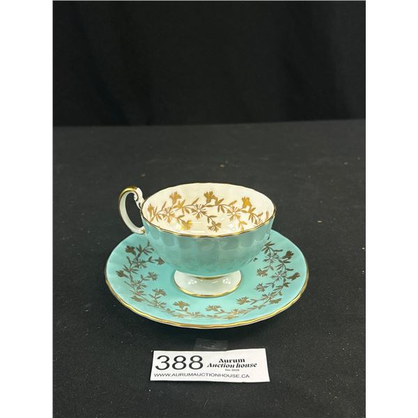 Vintage Ainsley Teacup and Saucer