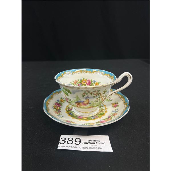 Early (Quality) Royal Albert Chelesea Bird Cup and Saucer 1930s