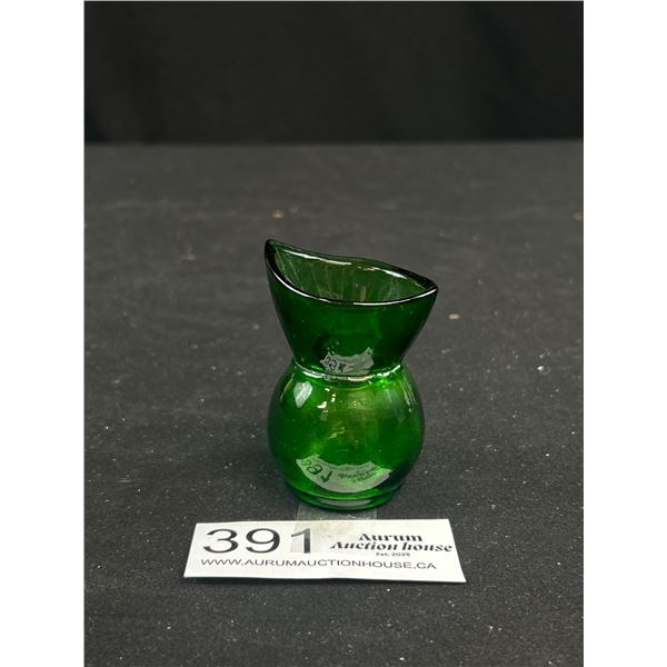 Deep Green Glass Eyebath By Wood's Bros