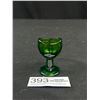 Image 1 : Deep Green Glass Eyebath Marked "British Made"