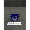 Image 1 : Cobalt Blue Glass Eyebath Marked "Rigo