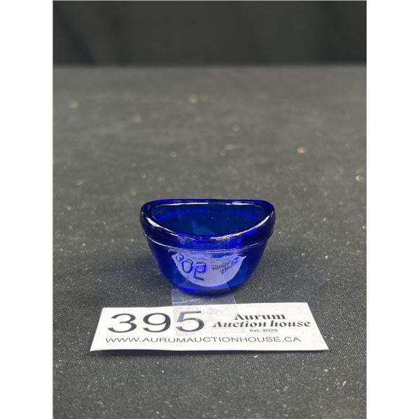 Cobalt Blue Glass Eyebath Unmarked