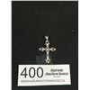 Image 1 : Fabulous Stone Set Sterling Silver Cross