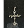 Image 2 : Fabulous Stone Set Sterling Silver Cross