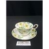 Image 1 : Quality Tuscan Vintage Cup and Saucer "Dogwood British Columbia"