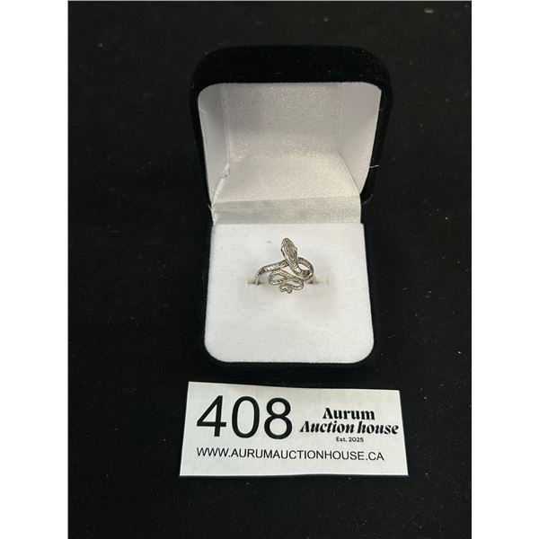 Sterling Siver Cobra Snake Ring (Nice Item)