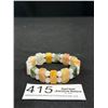 Image 2 : Various Color Chinse Jade Stretch Bracelet in Good Condition