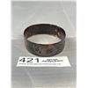 Image 1 : Vintage Hand Engraved Tortoise Shell Expandible Bangle