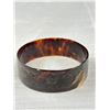 Image 3 : Vintage Hand Engraved Tortoise Shell Expandible Bangle