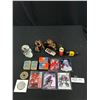 Image 1 : Vintage Junk Drawer Lot, Sports Cards, Tokens etc
