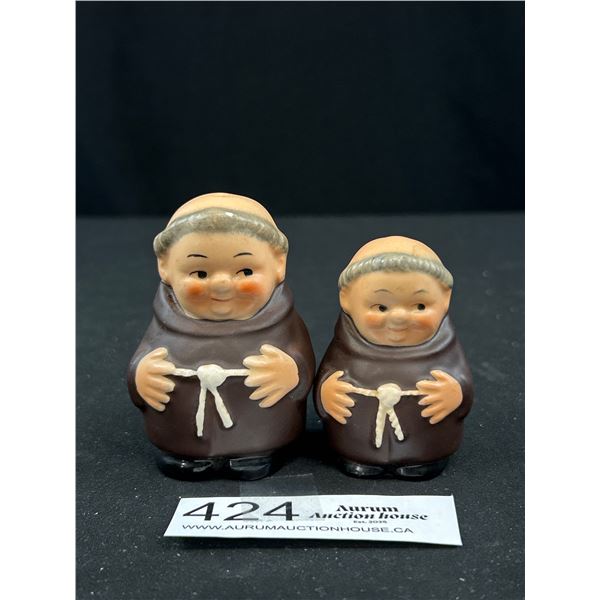 Vintage West Germany Goebel Fryer Tuck/Monk Salt and Pepper Shakers