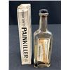 Image 4 : 2 Antique Perry Davis Painkiller Bottles in Original Boxes, Great Display