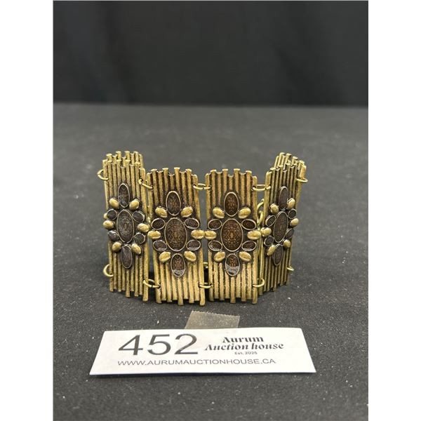 Unique Designer Metal Bracelet Marked on Smell Label Mexx