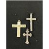 Image 7 : Antique Rosary + Several Crucifix Cross Pendants
