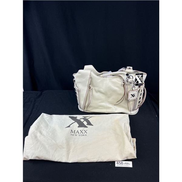 Amaxx New York Leather Purse w/ Original Cloth Bag