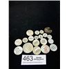 Image 1 : 19 Antqiue Mother of Pearl Buttons (Some Outie Large)