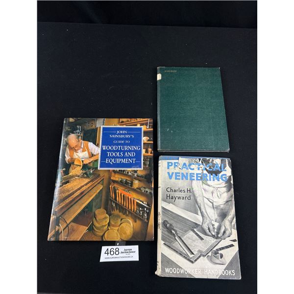 3 Vintage Books on Woodworking
