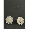 Image 4 : 4 Pair of Vintage Earrings Rhinestones Crystal etc