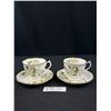 Image 1 : 2 Vintage Royal Albert Dogwood Cups + Saucers