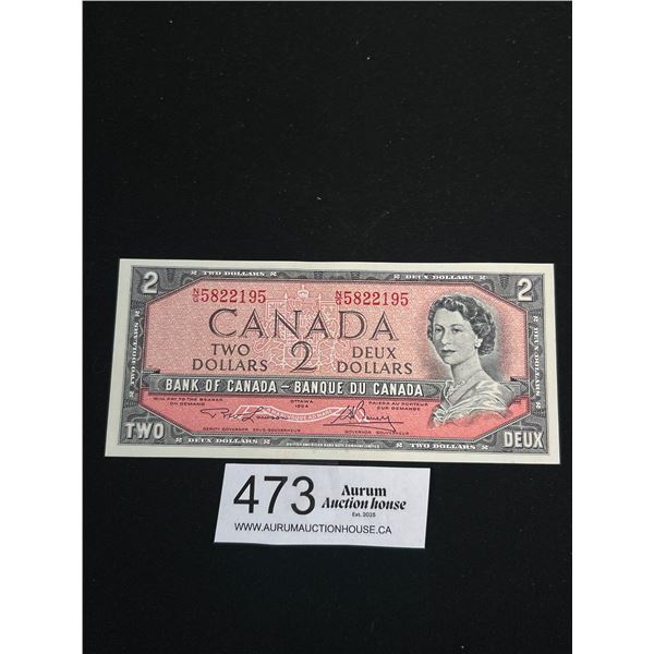 An Uncirculated 1954 #2 Banknote 1937 Canadian 1$ Banknote