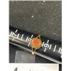 Image 3 : Lovely Gold w/ Gold Stone Ring Marked 1/20 10k Gold Filled, Size 8.5