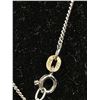 Image 3 : 925 Sterling Silver Hearts Pendant w/ SS Chain Necklace, Marked 925