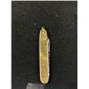 Image 4 : Antique Gold Pocket Watch Knife FOB, Marked Thornton USA