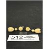 Image 2 : Pair of Antique Hand Carved Bone or Ivory Screw on Earrings