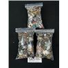 Image 1 : 3 Small Bags of Jewelry Parts, Etc