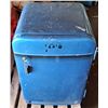 Image 1 : Vinatge blue fridge- size 34"H by 24"W by 21"Depth