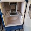 Image 2 : Vinatge blue fridge- size 34"H by 24"W by 21"Depth