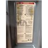 Image 3 : FEDARAU PIONEER 100AMP 240 VAC /Breaker Box , Great Condition