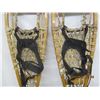 Image 4 : Pair of Large Antique Snow Shoes with Bindings