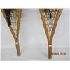 Image 5 : Pair of Large Antique Snow Shoes with Bindings