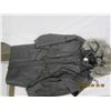 Image 2 : Ladies Leather  Coat with Fur Ruffle Hood Size 5 Made by Miropa