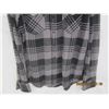 Image 3 : Levi's Barstow Western Shirt Grey Plaid Flannel Medium New with Tags