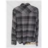 Image 7 : Levi's Barstow Western Shirt Grey Plaid Flannel Medium New with Tags