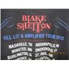 Image 5 : Vintage Blake Shelton 2012 Concert Shirt ALSTYLE