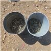Image 1 : 2 buckets of nuts and bolts