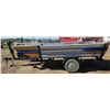 Image 3 : 12 ft aluminum flat bottom boat with trailer VIN: SK000000000096624